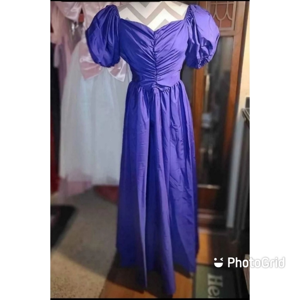 Vintage 80s prom dress